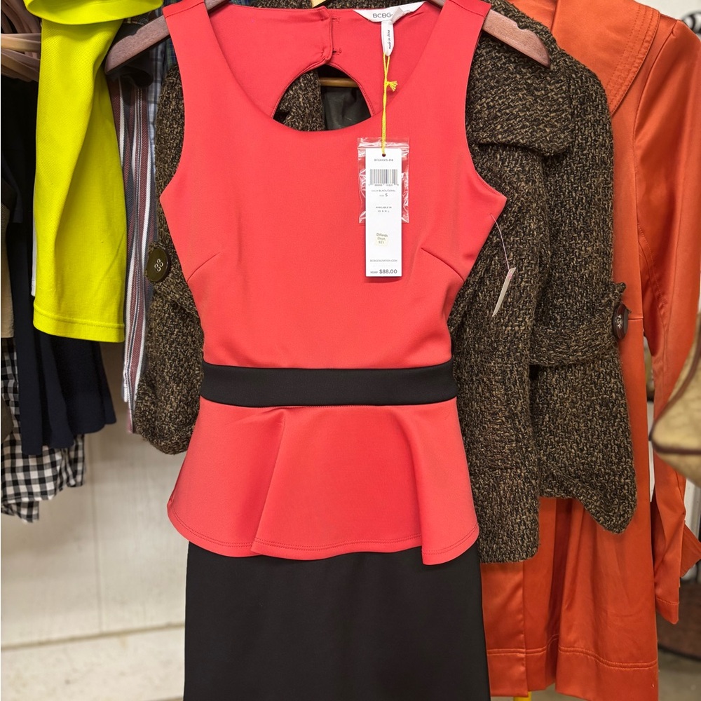 BCBGeneration Coral dress w tags size small